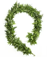 Magnolia Supply Co Fresh Bay Leaf and Olive Holiday Garland, 6'