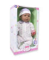 La Baby Hispanic 20" Soft Body Baby Doll Purple Outfit - Hispanic