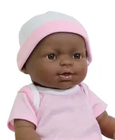 Jc Toys La Newborn African American 12" Baby Doll Gift Set, 25 Pieces