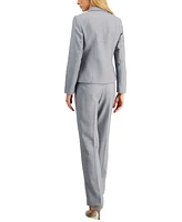 Le Suit Women's Notch-Collar Pantsuit