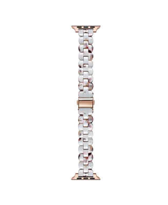 Posh Tech Elle Ivory Multi Resin Link Band for Apple Watch