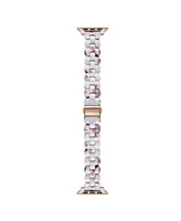 Posh Tech Elle Ivory Multi Resin Link Band for Apple Watch