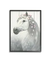 Stupell Industries Spirit Stallion Horse With Flower Crown Art Collection