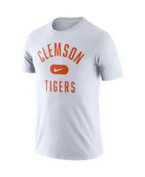 Men's White Clemson Tigers Team Arch T-shirt