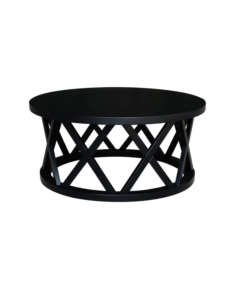 Round Ceylon Coffee Table