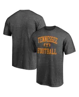 Men's Fanatics Heathered Charcoal Tennessee Volunteers First Sprint Team T-shirt