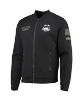 Men's Black Loyola Chicago Ramblers Oht Military-Inspired Appreciation High-Speed Bomber Full-Zip Jacket