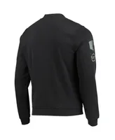 Men's Black Loyola Chicago Ramblers Oht Military-Inspired Appreciation High-Speed Bomber Full-Zip Jacket