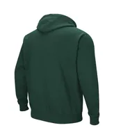 Men's Green Vermont Catamounts Arch and Logo Pullover Hoodie