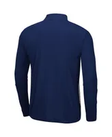 Men's Heathered Gray, Navy Cal Bears Prospect Quarter-Zip Jacket