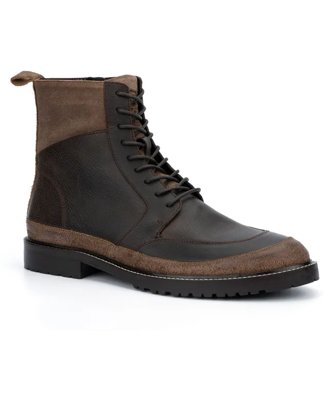 macys mens leather boots