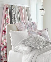 Laura Ashley Honeysuckle Cotton Reversible Piece Quilt Set