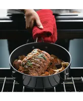 KitchenAid Hard Anodized Nonstick 3 Quart Saute Pan with Lid