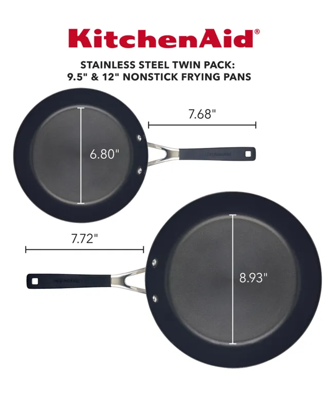 Kitchenaid Fry Pans, Nonstick, Twin Pack