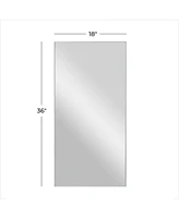 Wood Contemporary Wall Mirror