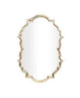 Contemporary Wall Mirror, 36" x 25" - Gold