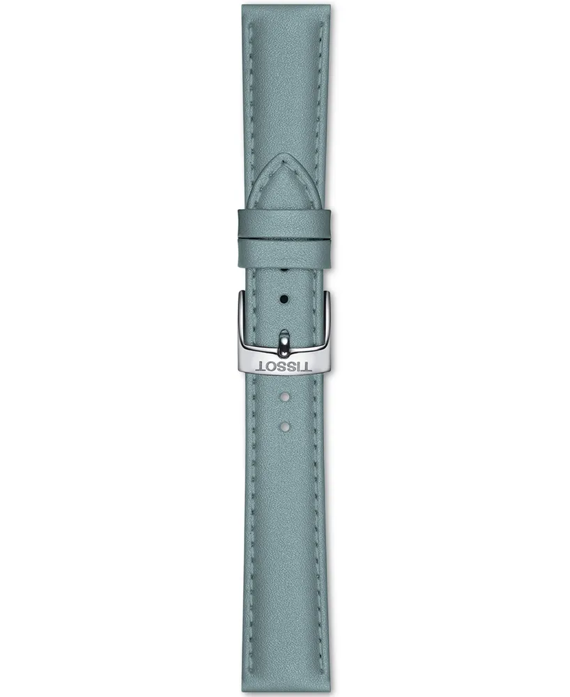 Tissot Women's Carson Premium Lady Moonphase Blue Leather Strap Watch 32mm