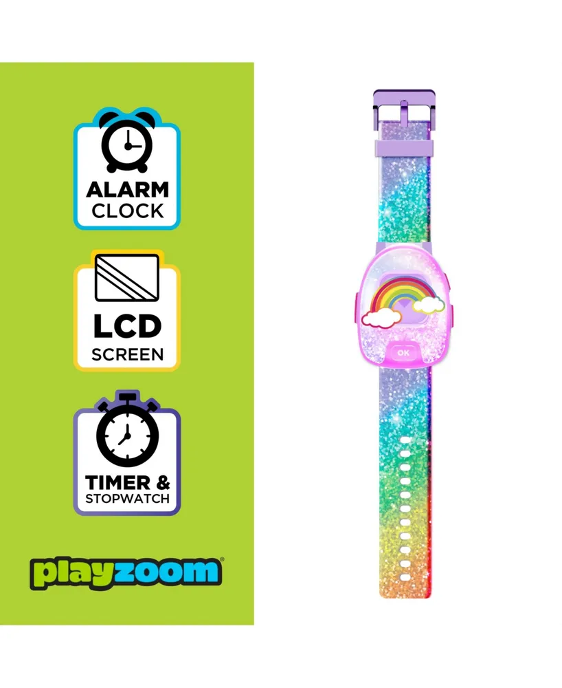 American Exchange Unisex Kids Playzoom Multicolor Silicone Strap Smartwatch 42.5 mm