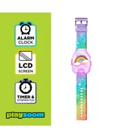 American Exchange Unisex Kids Playzoom Multicolor Silicone Strap Smartwatch 42.5 mm