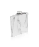 True Marble Stainless Steel Hip Flask