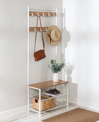 Honey Can Do Entryway Hall Tree with Storage