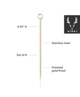 Viski Cocktail Picks, Set of 6 - Gold