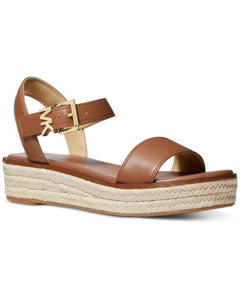 Michael Kors Women's Richie Espadrille Platform Wedge Sandals