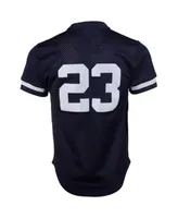 Men's Don Mattingly Navy New York Yankees 1995 Authentic Cooperstown Collection Mesh Batting Practice Jersey