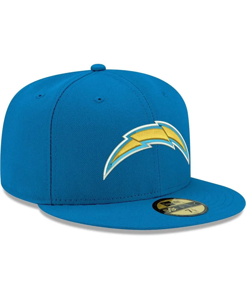 Men's Powder Blue Los Angeles Chargers Omaha Primary Logo 59FIFTY Fitted Hat