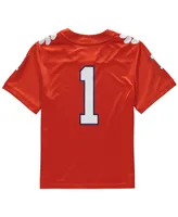 Big Boys Number 1 Orange Clemson Tigers Replica Football Jersey