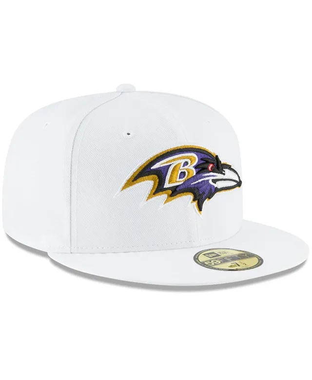 New Era Men's White Baltimore Ravens Shield Omaha Low Profile 59FIFTY  Fitted Hat - Macy's