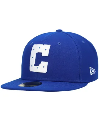 Men's Royal Indianapolis Colts Logo Omaha 59FIFTY Fitted Hat