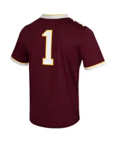 Men's Number 1 Maroon Minnesota Golden Gophers Untouchable Game Jersey