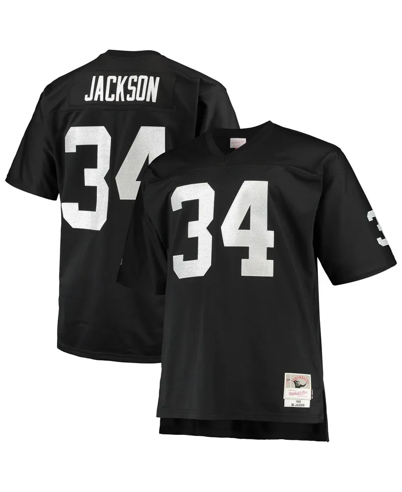 Mitchell & Ness Men's Bo Jackson Los Angeles Raiders 100 Year Platinum  Jersey - Macy's