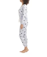 Tommy Hilfiger Women's Hacci Printed Pajama Set