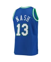 Men's Steve Nash Blue Dallas Mavericks Hardwood Classics Swingman Jersey