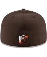 Men's Brown Cleveland Browns Color Dim 59FIFTY Fitted Hat