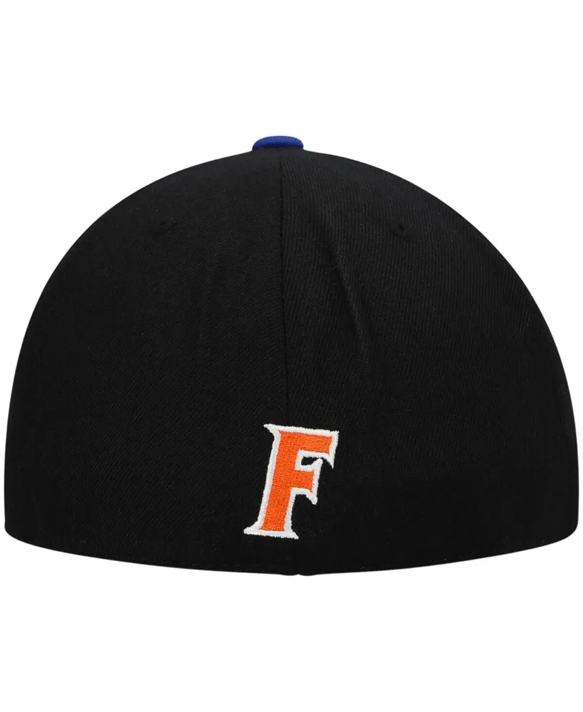 Men's Black and Royal Florida Gators Team Color Two-Tone Fitted Hat