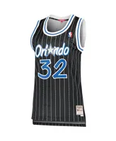 Women's Shaquille O'Neal Black Orlando Magic 1995-96 Hardwood Classics Swingman Jersey