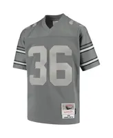 Big Boys Jerome Bettis Charcoal Pittsburgh Steelers 1996 Retired Player Metal Replica Jersey