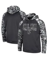 Men's Charcoal Boise State Broncos Oht Military-Inspired Appreciation Digital Camo Pullover Hoodie