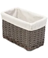 Honey Can Do Split Willow 7-Pc. Woven Bathroom Storage Basket Set