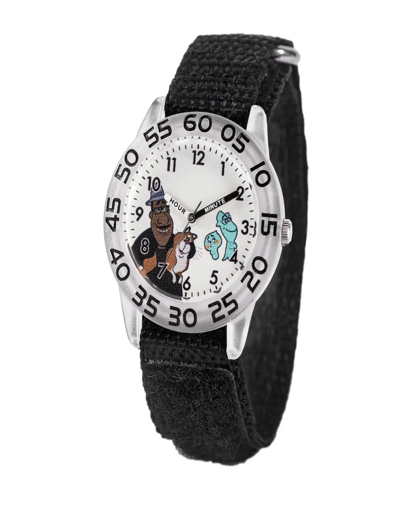 ewatchfactory Boy's Disney Soul Black Nylon Strap Watch 32mm