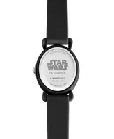 ewatchfactory Boy's Disney Star Wars Chewbacca Plastic Black Silicone Strap Watch 32mm