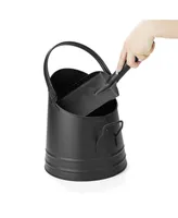 Mind Reader Small Fireplace Bucket and Shovel Set, 2 Pieces