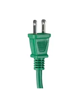 40' 2-Prong Outdoor Extension Power Cord with End Connector