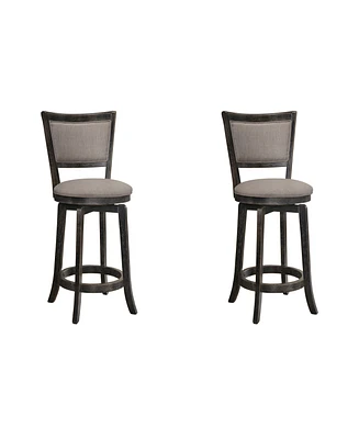 Maria Weathered Bar 29" Bar Stools, Set of 2