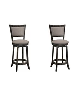 Maria Weathered Bar 29" Bar Stools, Set of 2