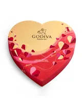 Godiva Valentine's Day Heart Assorted Chocolate Gift Box, 14 Pieces