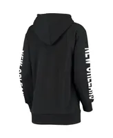 Women's Black New Orleans Saints Extra Point Pullover Hoodie